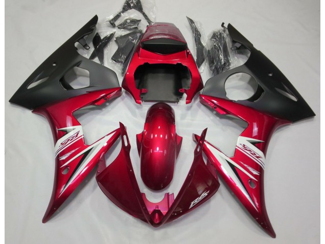 Gloss Red & White - 2003-2004 Yamaha R6