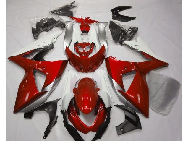 Gloss Red & White - 2009-2016 Suzuki GSXR 1000