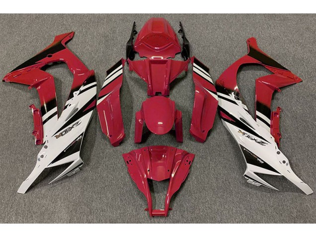 Gloss Red & White - 2011-2015 Kawasaki ZX10R