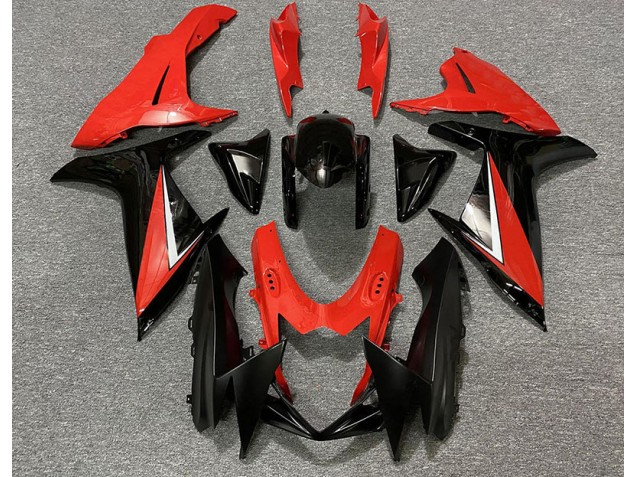 Gloss Red and Black - 2011-2024 Suzuki GSXR 600-750 Gloss Red and Black - 2011-2024 Suzuki GSXR 600-750