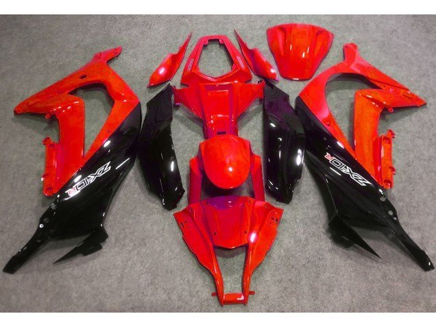 Gloss Red and Black - 2016-2019 Kawasaki ZX10R Gloss Red and Black - 2016-2019 Kawasaki ZX10R