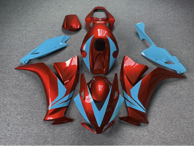 Gloss Red and Light Blue - 2012-2016 Honda CBR1000RR Gloss Red and Light Blue - 2012-2016 Honda CBR1000RR