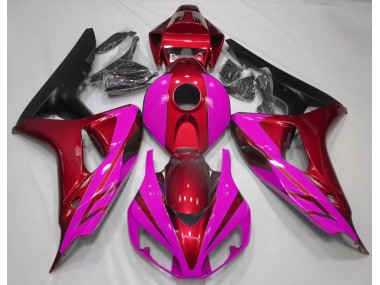 Gloss Red and Pink - 2006-2007 Honda CBR1000RR