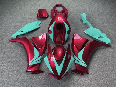 Gloss Red and Teal - 2012-2016 Honda CBR1000RR