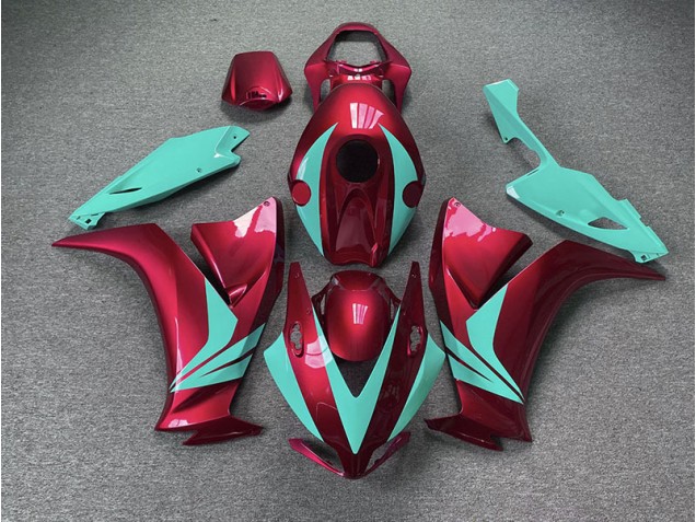 Gloss Red and Teal - 2012-2016 Honda CBR1000RR Gloss Red and Teal - 2012-2016 Honda CBR1000RR