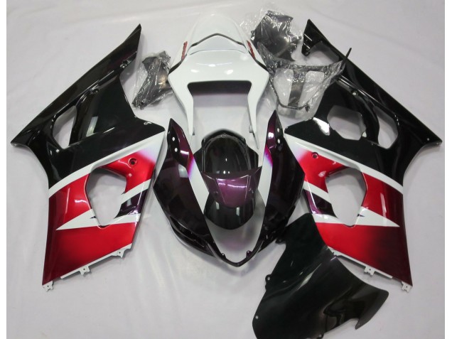 Gloss Red and White - 2003-2004 Suzuki GSXR 1000