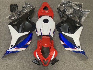 Gloss Red blue and White - 2009-2012 Honda CBR600RR