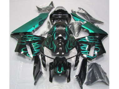 Gloss Teal Flame - 2005-2006 Honda CBR600RR