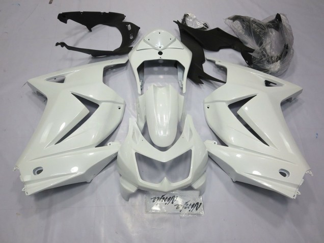 Gloss White - 2008-2012 Kawasaki Ninja 250 Gloss White - 2008-2012 Kawasaki Ninja 250