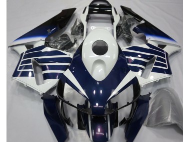 Gloss White & Blue Fade - 2003-2004 Honda CBR600RR