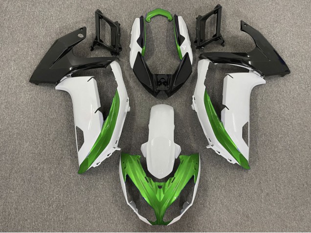 Gloss White & Green - 2012-2016 Kawasaki Ninja 650R Gloss White & Green - 2012-2016 Kawasaki Ninja 650R