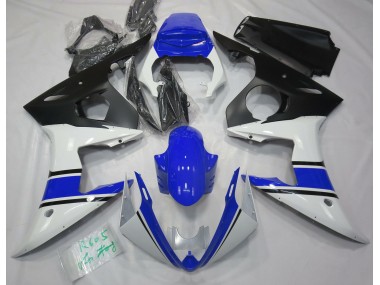 Gloss White and Blue - 2003-2004 Yamaha R6