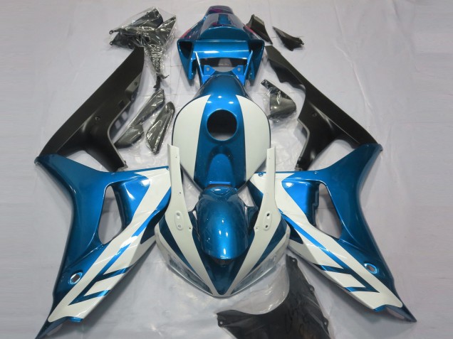 Gloss White and Blue - 2006-2007 Honda CBR1000RR Gloss White and Blue - 2006-2007 Honda CBR1000RR