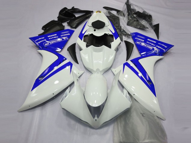 Gloss White and Blue - 2012-2014 Yamaha R1 Gloss White and Blue - 2012-2014 Yamaha R1