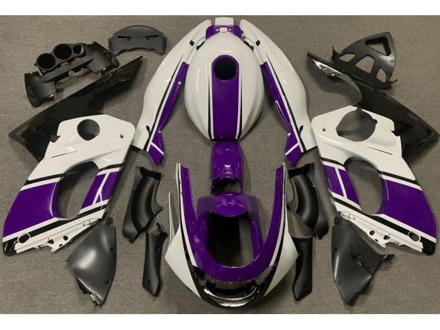 Gloss White and Dark Purple - 1998-2007 Yamaha YZF600 Gloss White and Dark Purple - 1998-2007 Yamaha YZF600