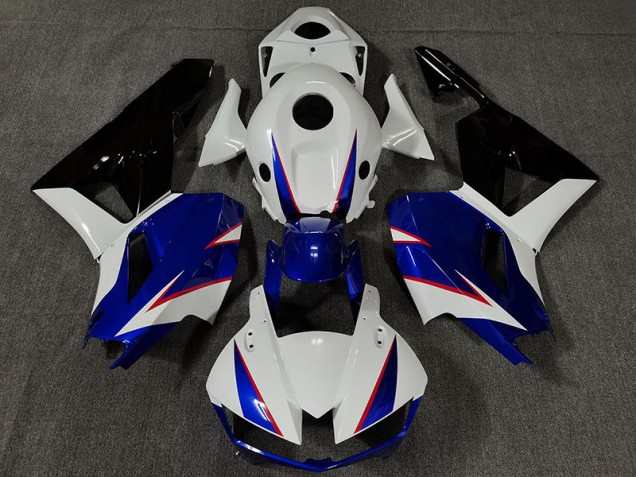 Gloss White and Deep Blue - 2013-2023 Honda CBR600RR Gloss White and Deep Blue - 2013-2023 Honda CBR600RR