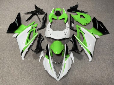 Gloss White and Green - 2013-2016 Triumph Daytona 675