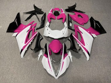 Gloss White and Pink - 2013-2016 Triumph Daytona 675
