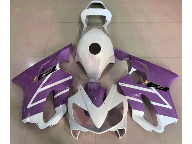 Gloss White and Purple - 2001-2003 Honda CBR600 F4i Gloss White and Purple - 2001-2003 Honda CBR600 F4i