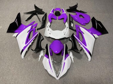 Gloss White and Purple - 2013-2016 Triumph Daytona 675