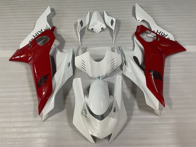 Gloss White and Red J AIR - 2017-2021 Yamaha R6 Gloss White and Red J AIR - 2017-2021 Yamaha R6