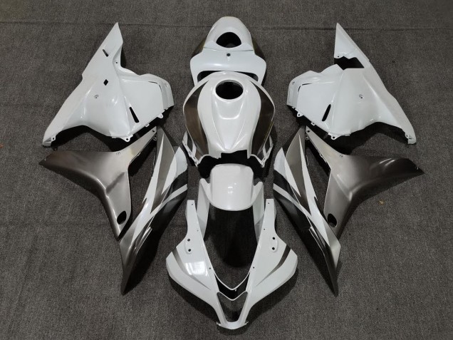Gloss White and Silver - 2009-2012 Honda CBR600RR Gloss White and Silver - 2009-2012 Honda CBR600RR