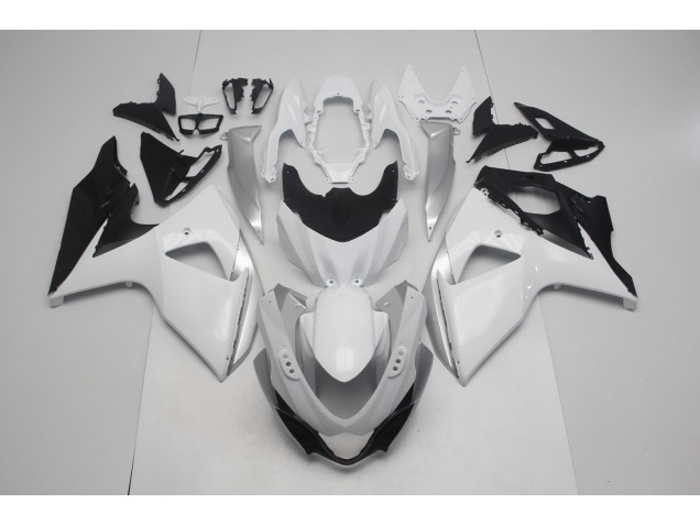 Gloss White and Silver - 2009-2016 Suzuki GSXR 1000