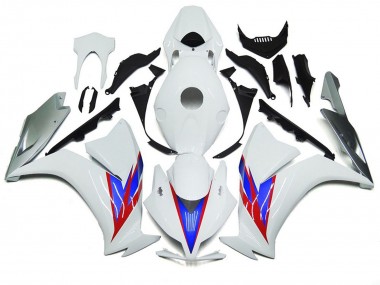 Gloss White and Silver - 2012-2016 Honda CBR1000RR