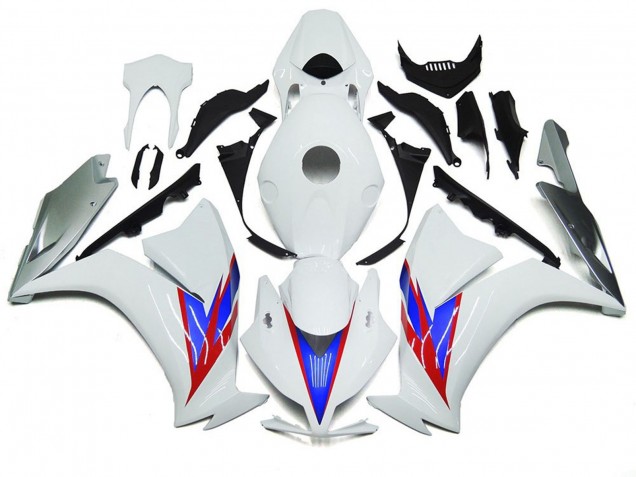 Gloss White and Silver - 2012-2016 Honda CBR1000RR Gloss White and Silver - 2012-2016 Honda CBR1000RR