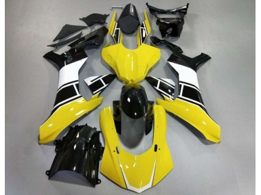 Gloss Yellow White and Black - 2015-2019 Yamaha R1