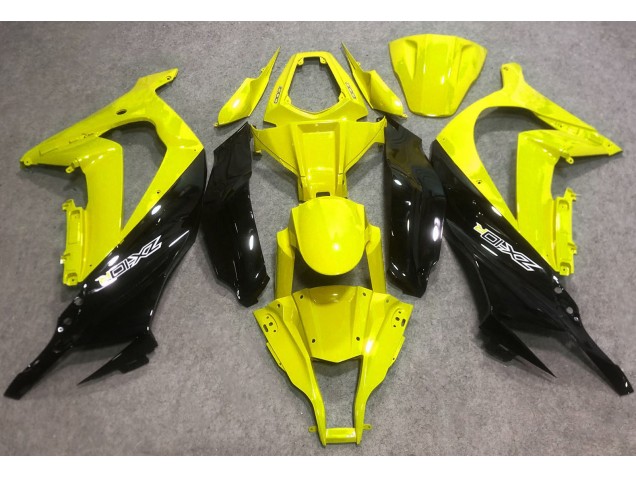 Gloss Yellow and Black - 2016-2019 Kawasaki ZX10R Gloss Yellow and Black - 2016-2019 Kawasaki ZX10R