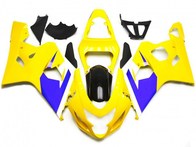Gloss Yellow and Vibrant Blue Custom - 2004-2005 Suzuki GSXR 600-750
