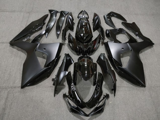 Gloss and Matte Black Style - 2009-2016 Suzuki GSXR 1000 Gloss and Matte Black Style - 2009-2016 Suzuki GSXR 1000