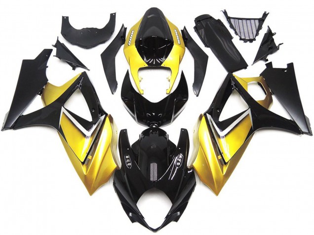 Gold Yellow Custom OEM Style - 2007-2008 Suzuki GSXR 1000