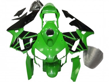 Green Black No Decals - 2003-2004 Honda CBR600RR