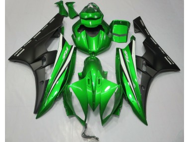 Green Black and White - 2006-2007 Yamaha R6