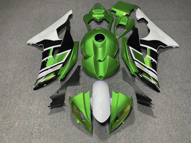Green Black and White OEM Style - 2008-2016 Yamaha R6