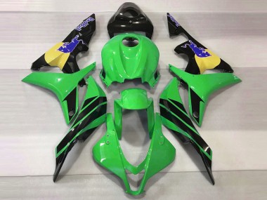 Green & Blue Bull - 2007-2008 Honda CBR600RR