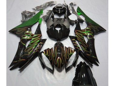 Green Flame - 2008-2016 Yamaha R6