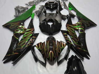 Green Flame - 2008-2016 Yamaha R6
