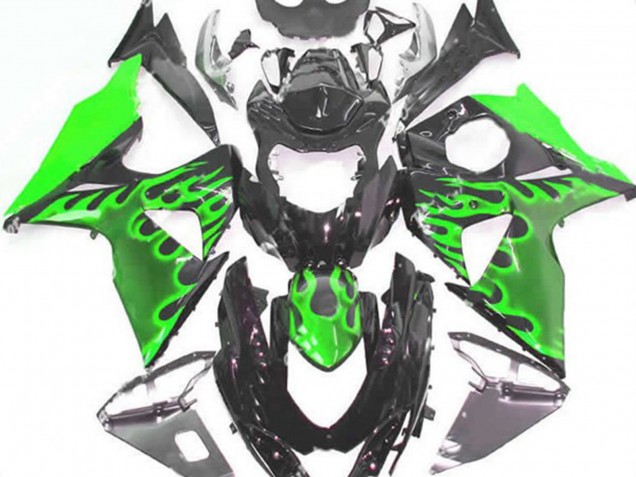 Green Flame - 2009-2016 Suzuki GSXR 1000