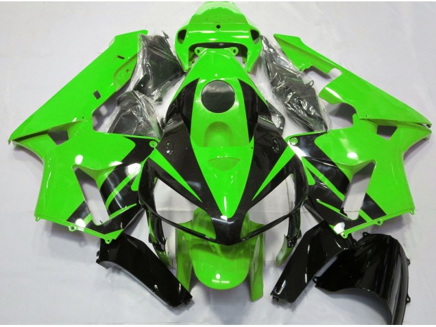 Green & Gloss Black Design - 2005-2006 Honda CBR600RR