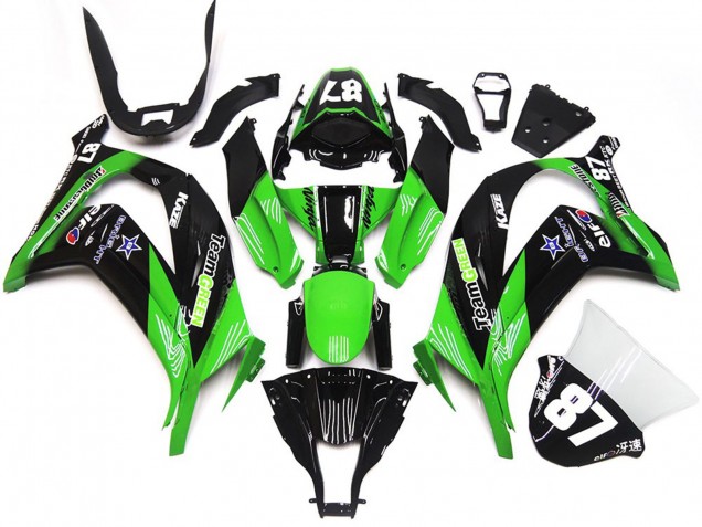 Green and Black - 2016-2019 Kawasaki ZX10R Green and Black - 2016-2019 Kawasaki ZX10R