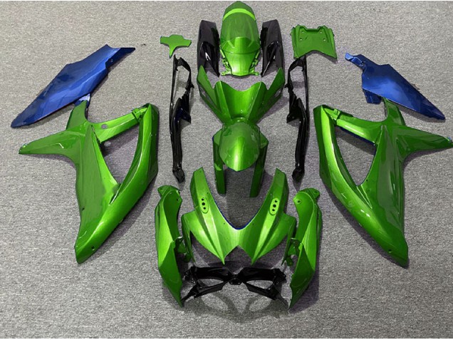 Green and Blue - 2008-2010 Suzuki GSXR 600-750 Green and Blue - 2008-2010 Suzuki GSXR 600-750