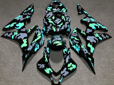 Green and Grey Camouflage - 2007-2008 Honda CBR600RR