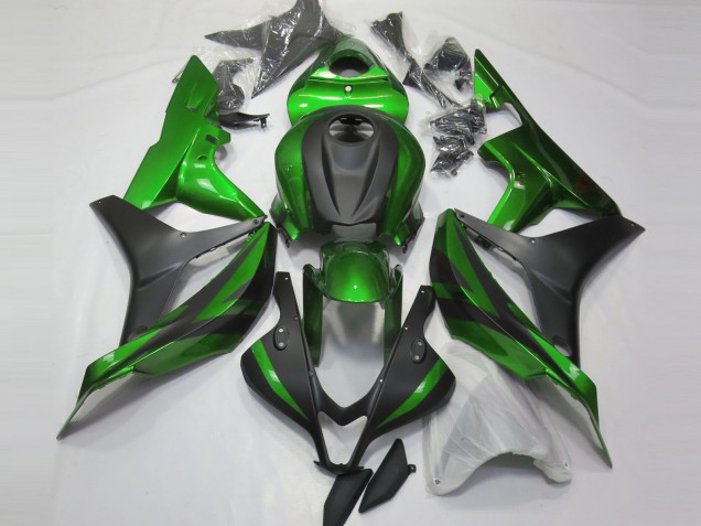 Green and Matte Black - 2007-2008 Honda CBR600RR Green and Matte Black - 2007-2008 Honda CBR600RR