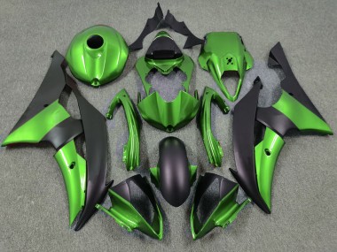 Green and Matte Black - 2008-2016 Yamaha R6