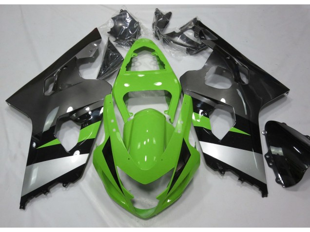 Green and Silver - 2004-2005 Suzuki GSXR 600-750 Green and Silver - 2004-2005 Suzuki GSXR 600-750