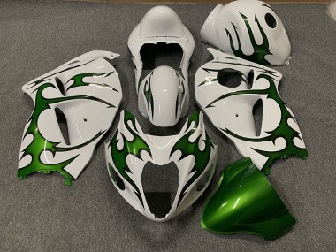 Green and White - 1997-2007 Suzuki GSXR 1300 Hayabusa