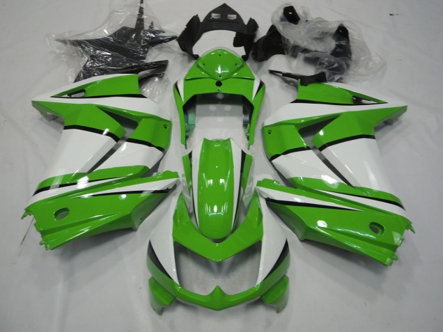 Green and White - 2008-2012 Kawasaki Ninja 250 Green and White - 2008-2012 Kawasaki Ninja 250